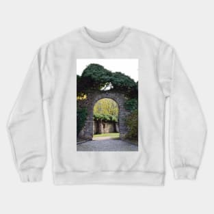 Castle gate in autumn Crewneck Sweatshirt